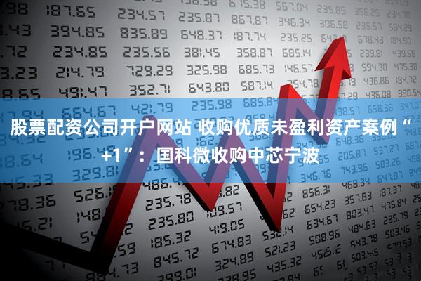 股票配资公司开户网站 收购优质未盈利资产案例“+1”：国科微收购中芯宁波